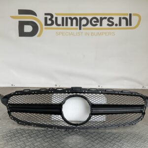 Grill Mercedes C Klasse W205 C43 Hoogglans AMG-line AMG Look Zwart Grille W205-C43