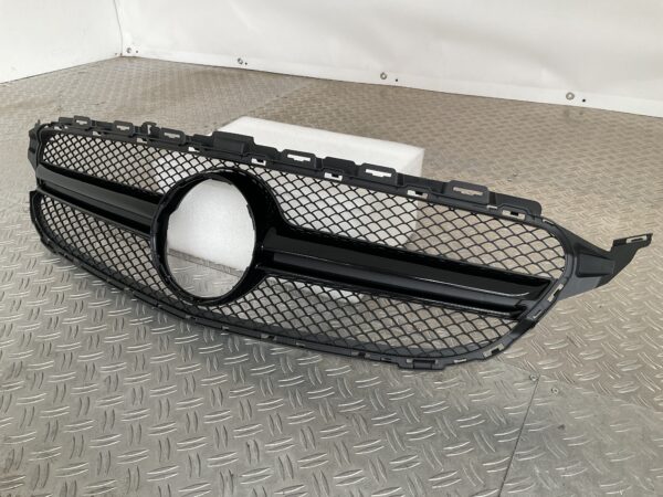 Grill Mercedes C Klasse W205 C43 Hoogglans AMG-line AMG Look Zwart Grille W205-C43