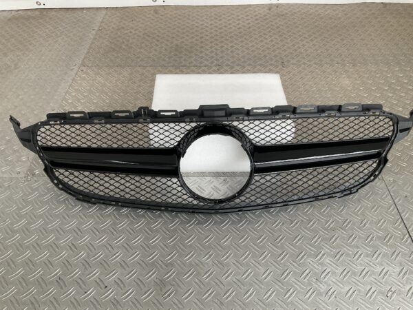 Grill Mercedes W205 C Klasse C43 Hoogglans AMG-line AMG Look Zwart Grille W205-C43
