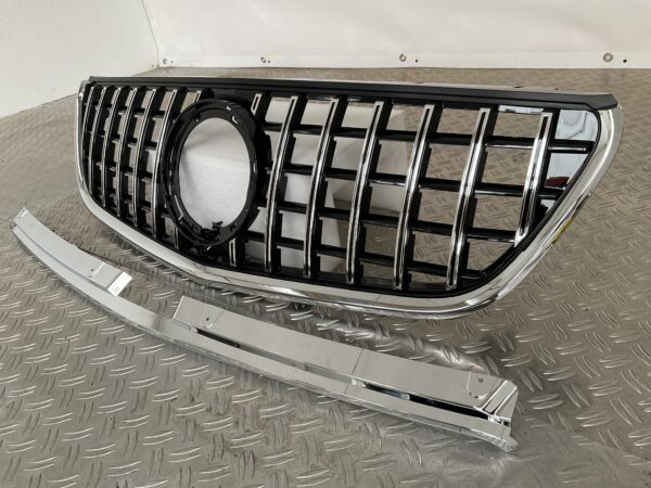 Grill Mercedes Vito W447 Facelift 19-23 GT Panamericana Grille Camera Chrome W447-C