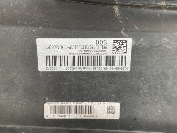Bumper BMW 3 F30 F31 Sport Line Facelift 15-18 7386283 Voorbumper K4-14809z