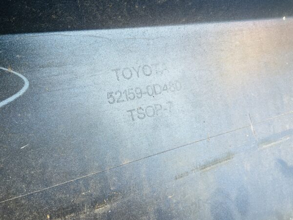 Bumper Toyota Yaris III 3 Facelift 52159-0D480 Achterbumper 1-E10-14096z