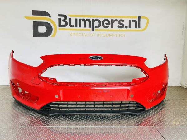 Bumper Ford Focus MK3 Facelift 14-18 F1EB-17757-A Voorbumper 1-D3-14641z