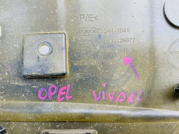 Bumper Opel Vivaro 9833129877 Voorbumper 1-G5-14451z