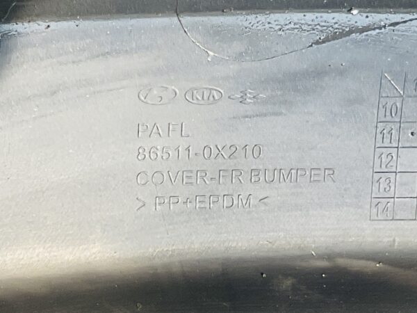 Bumper Hyundai i10 2011-2013 86511-0X210 Voorbumper 2-E2-14675z