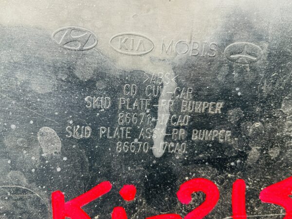 Achterbumper Lip Kia XCeed X-Ceed 86670j7ca0 Diffuser Ki-21522