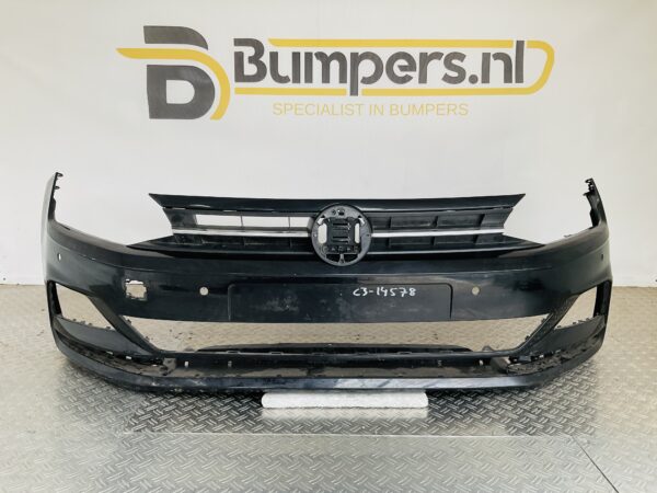 Bumper Volkswagen Polo 2G 4xpdc 17-21 2GO807221 Voorbumper 1-C3-14578z