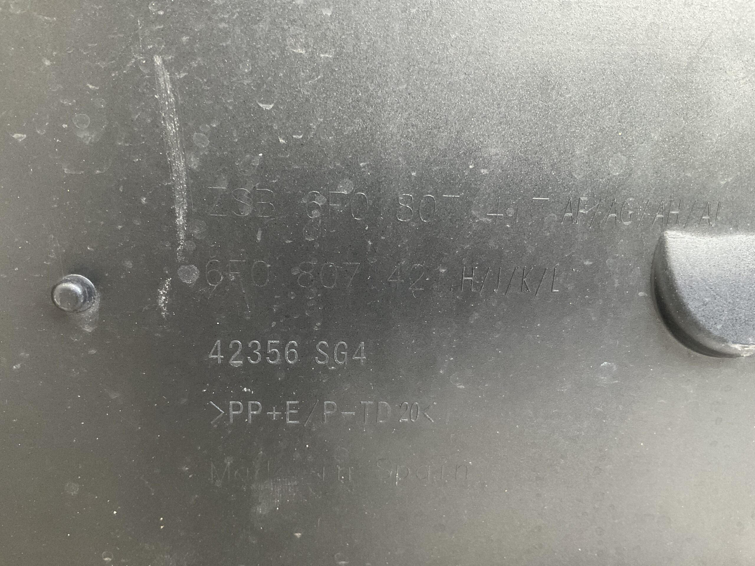 Bumper Seat Ibiza 6F0 FR 17-23 pdc 6F0807421 Achterbumper F8-15059z