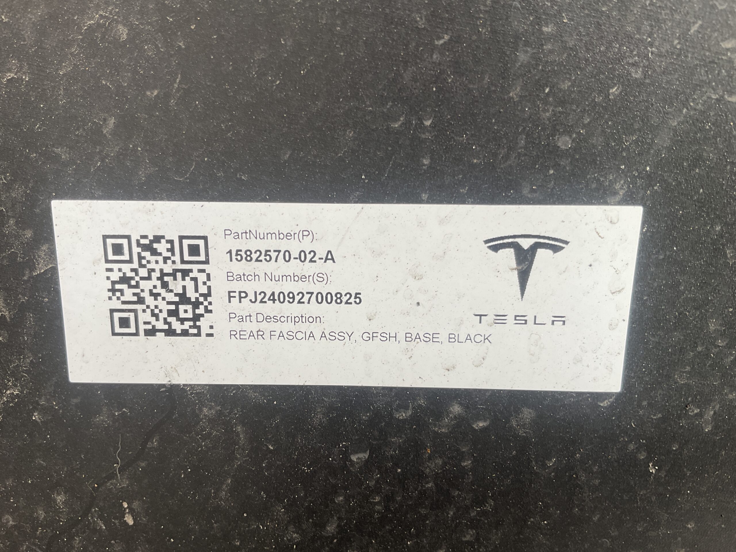 Bumper Tesla Model 3 2024- 1582570-02-a Achterbumper F8-15128z