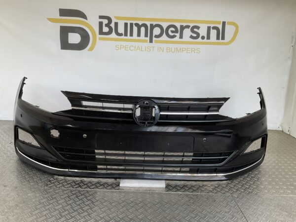 Bumper Volkswagen Polo 2G 17-21 4xpdc 2GO807221 Voorbumper C3-15301z