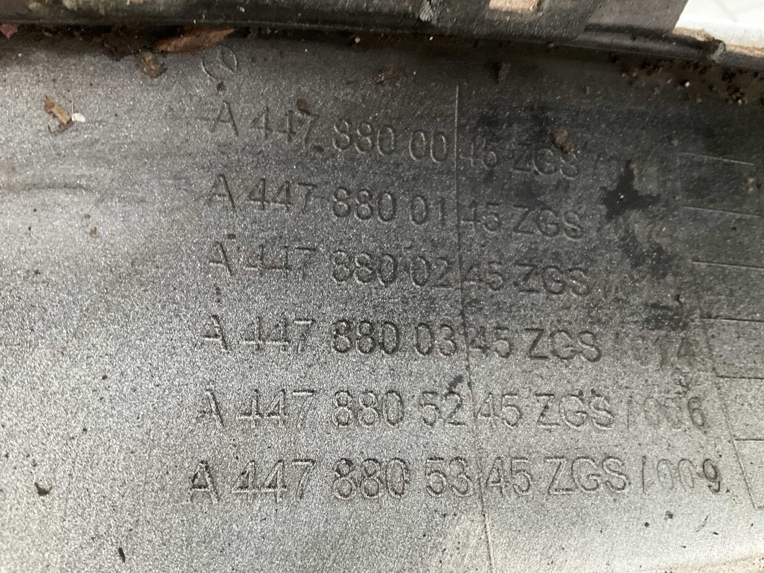 Bumper Mercedes Vito W447 6xpdc A4478800045 Achterbumper F8-15356z