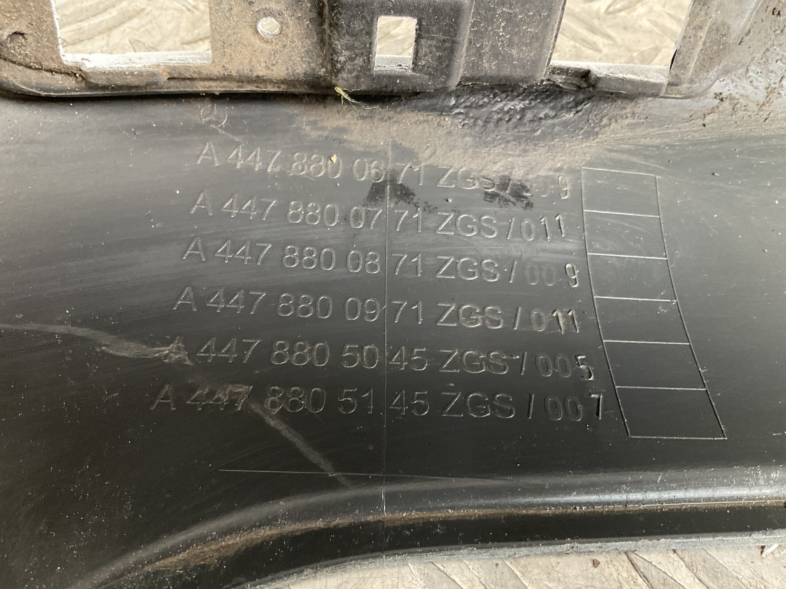 Bumper Mercedes Vito W447 6xpdc A4478800045 Achterbumper F8-15355z