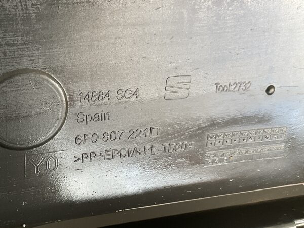 Bumper Seat Ibiza 6F 17-22 4xpdc 6F0807221D Voorbumper C5-15399z