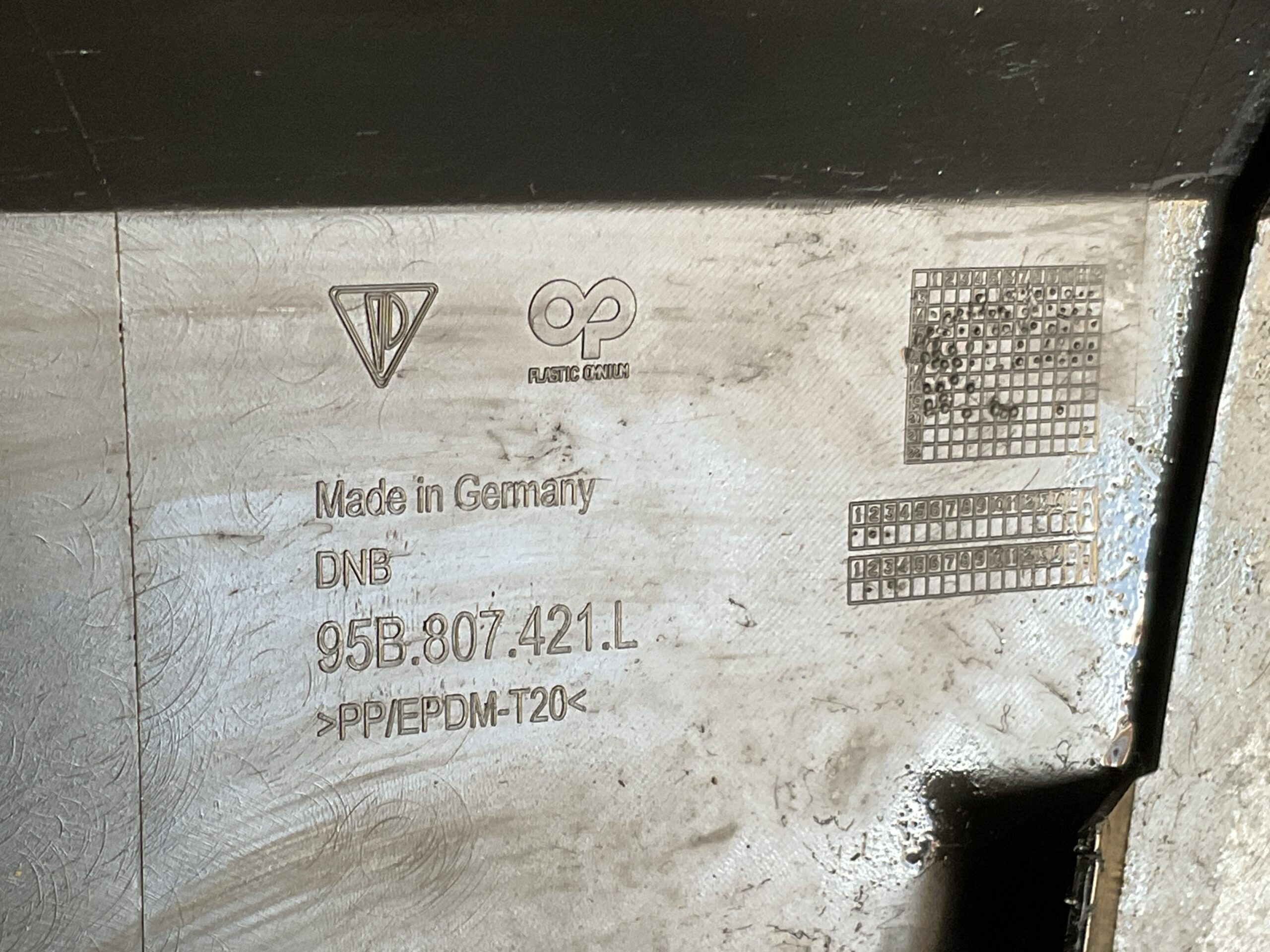 Bumper Porsche Macan pdc 95B807421L Achterbumper F7-15419z