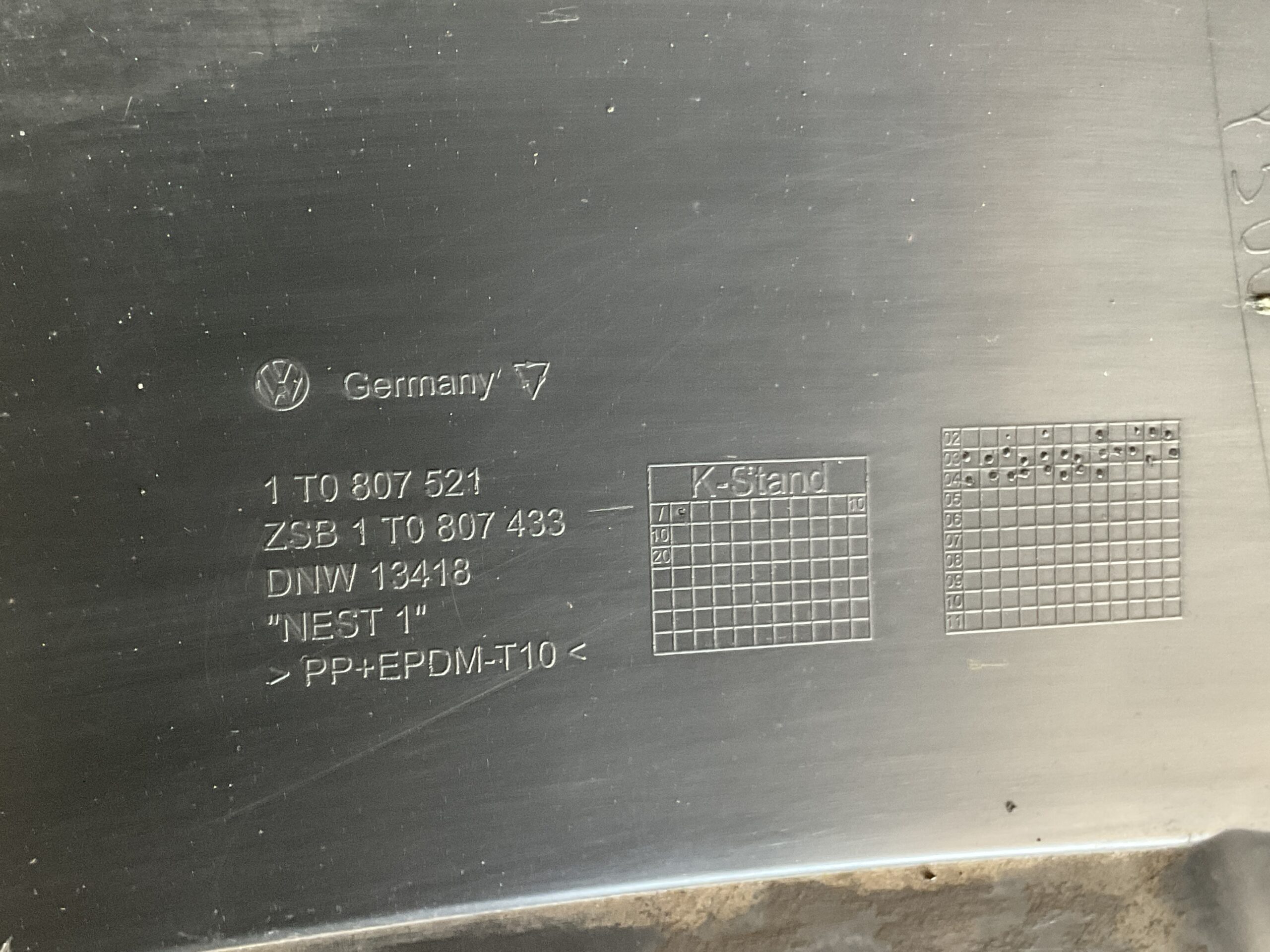 Bumper Volkswagen Touran 1T0 1T0807521 Achterbumper F7-15417z