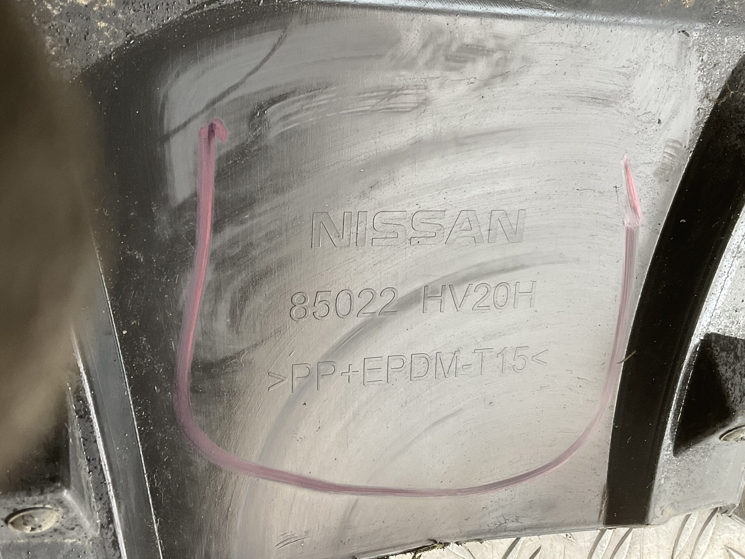 Bumper Nissan Qashqai Facelift 17-21 pdc 85022HV20H Achterbumper F8-15552z