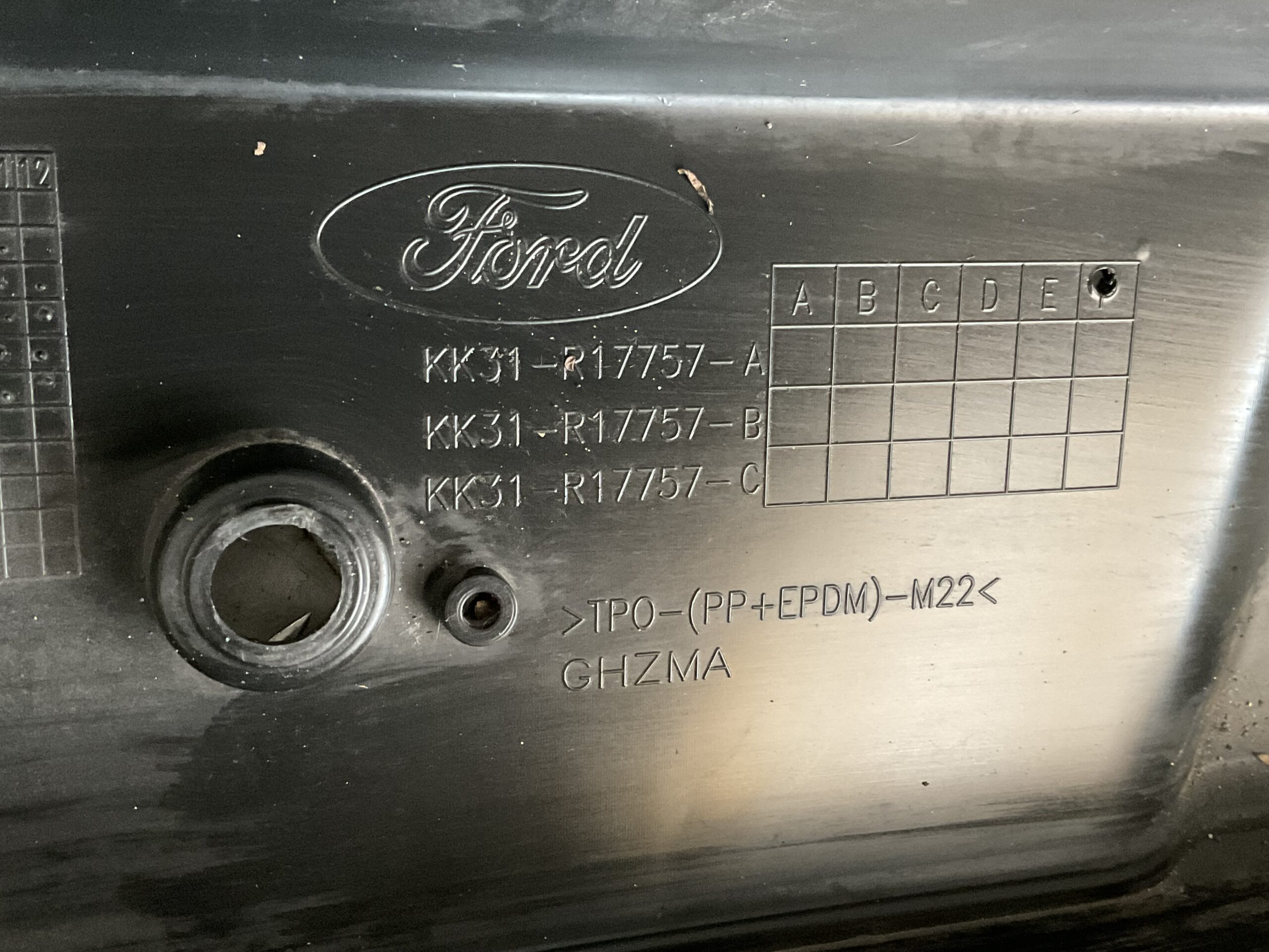 Bumper Ford Transit Custom 6xpdc KK31-R17757-A Voorbumper D10-15972z