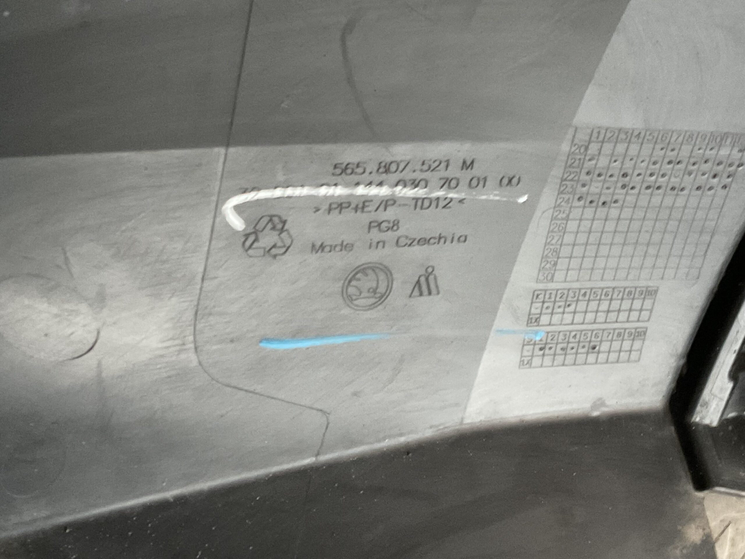 Bumper Skoda Kodiaq 17-24 565807521m Achterbumper F6-15943z