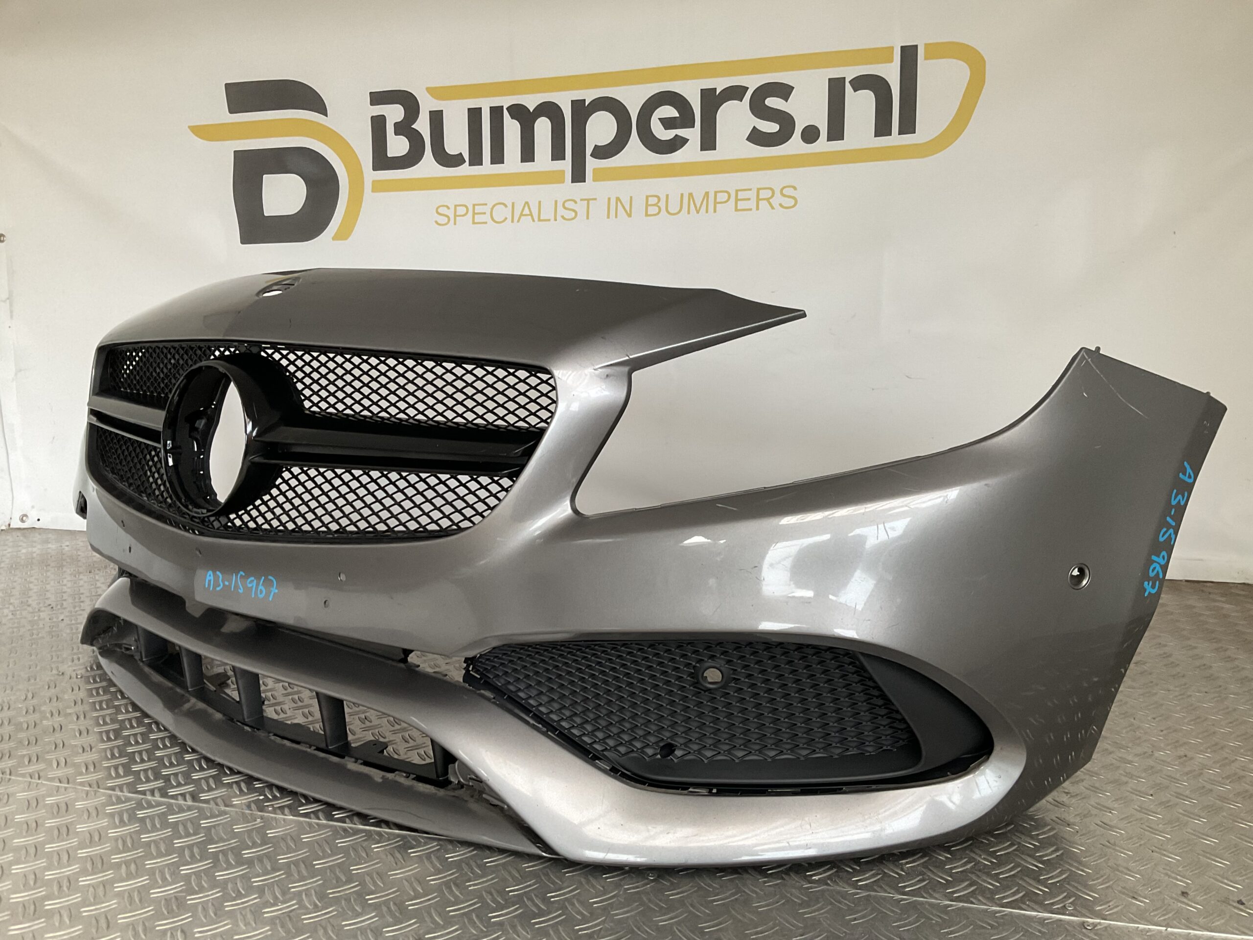Bumper Mercedes A Klasse W176 AMG Facelift 16-19 pdc A1768802683 Voorbumper A3-15967z