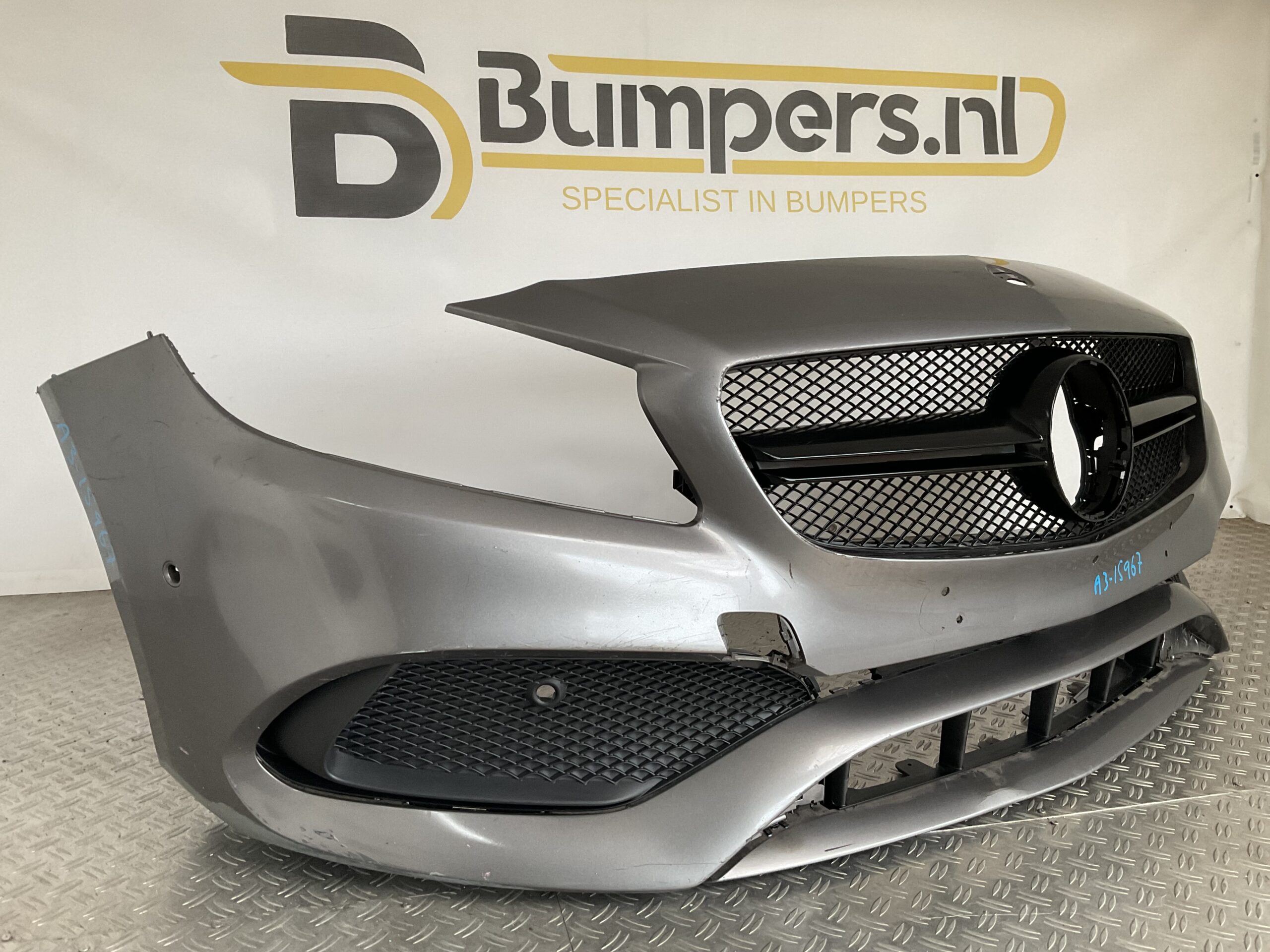 Bumper Mercedes A Klasse W176 AMG Facelift 16-19 pdc A1768802683 Voorbumper A3-15967z