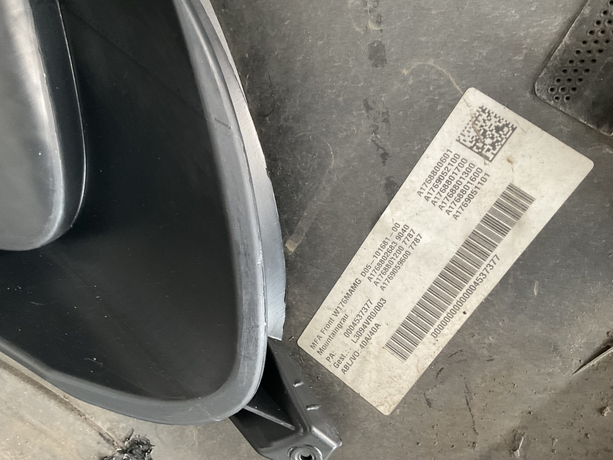 Bumper Mercedes A Klasse W176 AMG Facelift 16-19 pdc A1768802683 Voorbumper A3-15967z