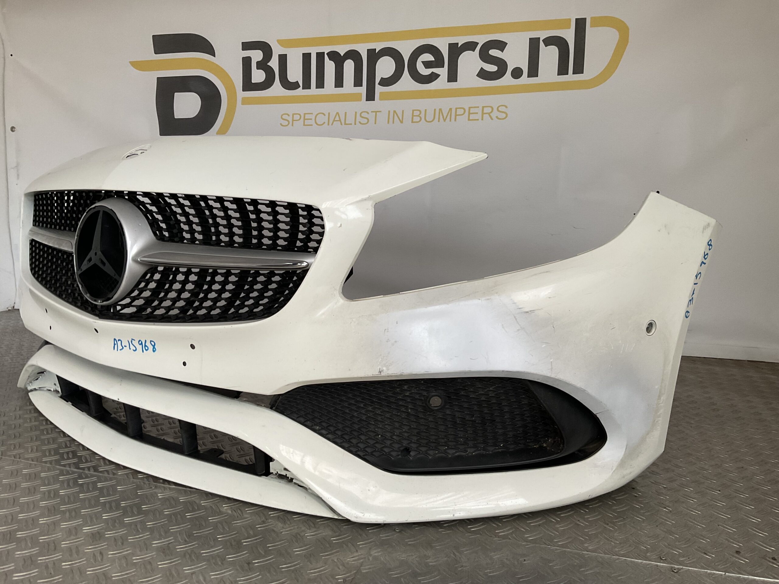 Bumper Mercedes A Klasse W176 AMG Facelift 16-19 pdc A1768802683 Voorbumper A3-15968z