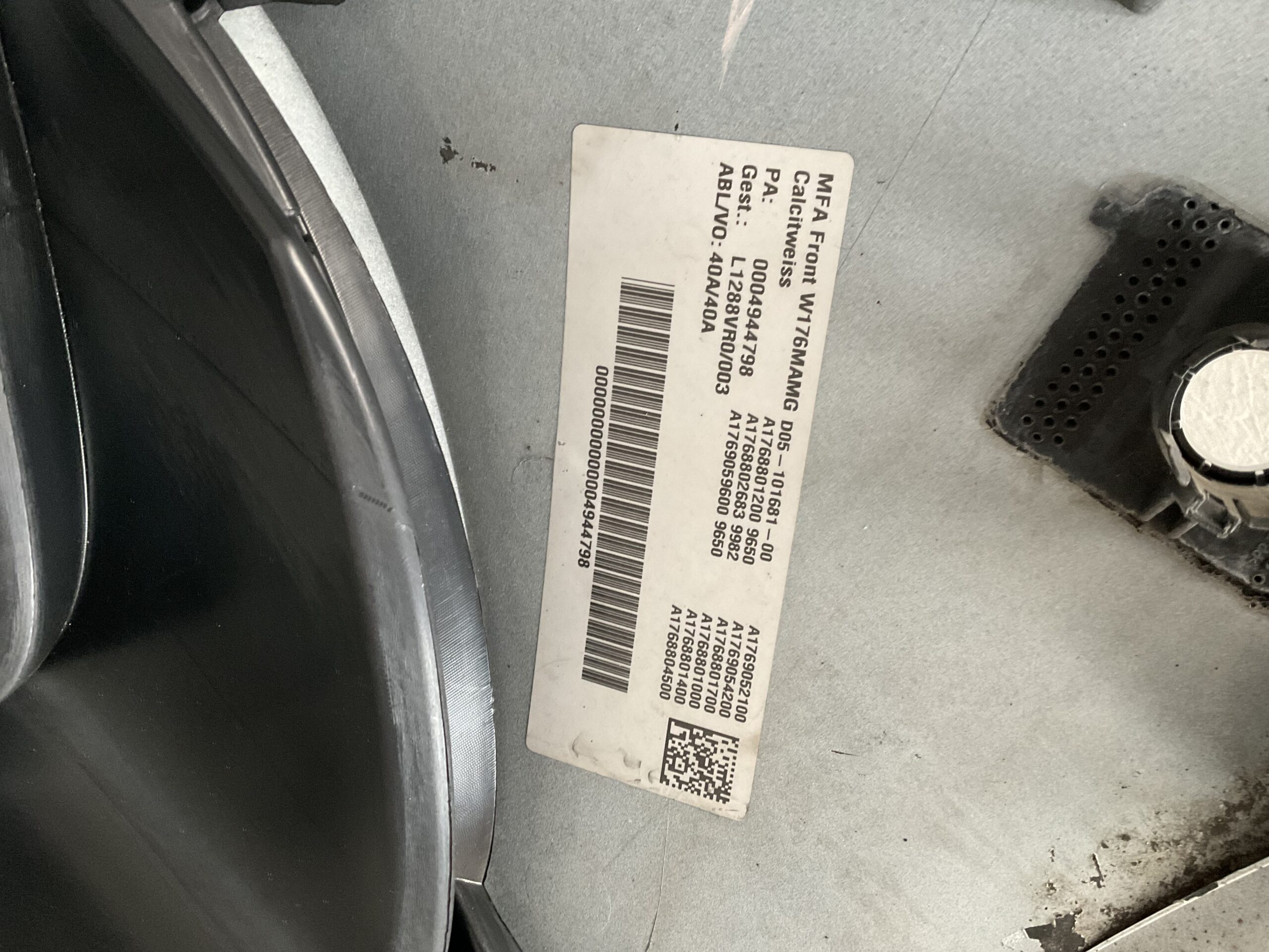 Bumper Mercedes A Klasse W176 AMG Facelift 16-19 pdc A1768802683 Voorbumper A3-15968z