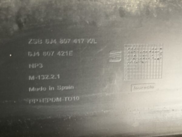Bumper Seat Ibiza 6J IV zsb6j4807417 Achterbumper F6-15974z