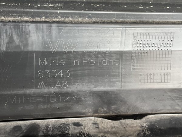 Bumper Volkswagen Caddy 2K7 Cargo V 2K7807421 Achterbumper F6-15920z