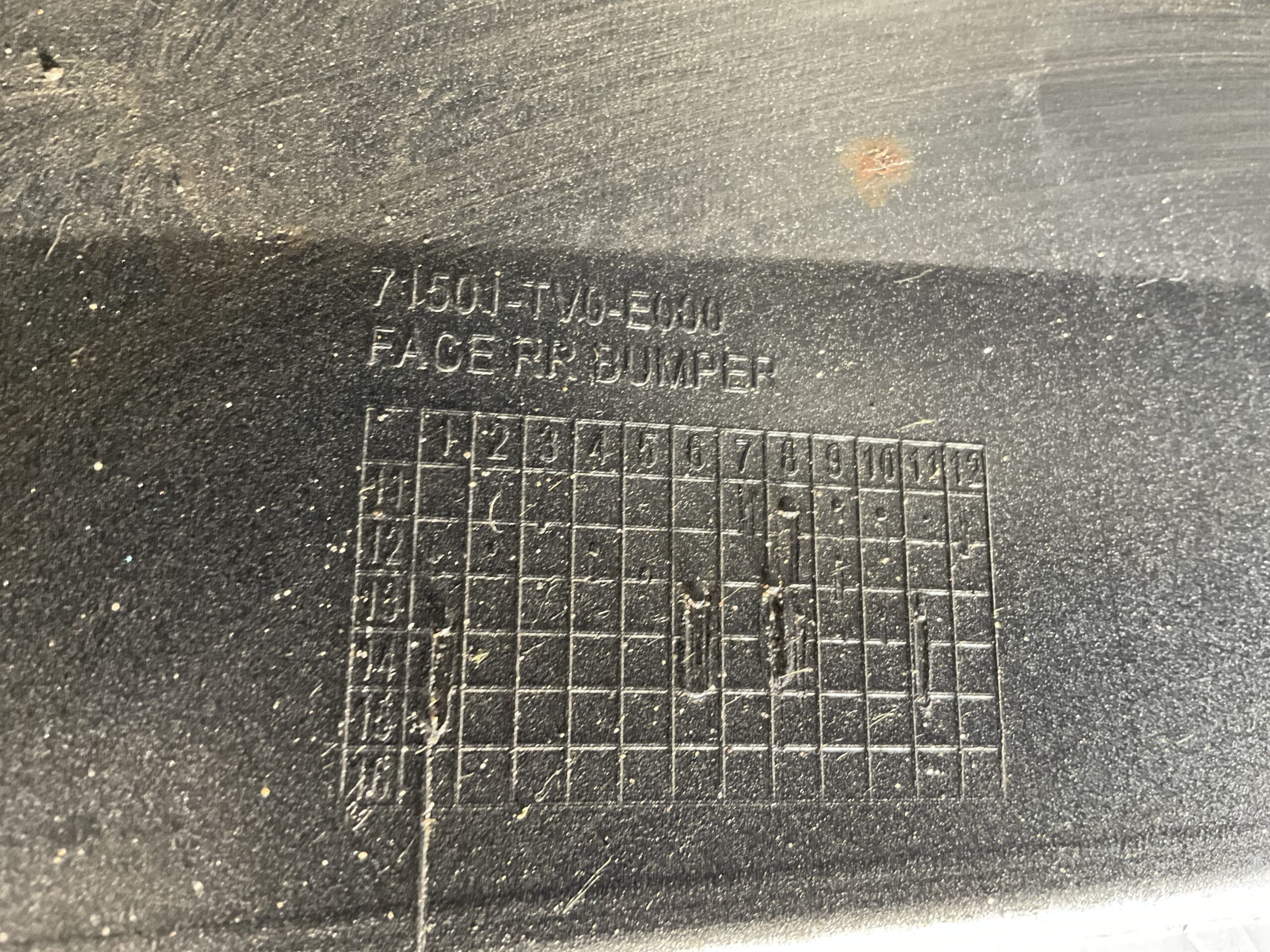 Bumper Honda Civic 12-15 71501-tv0-e000 Achterbumper F6-16070z