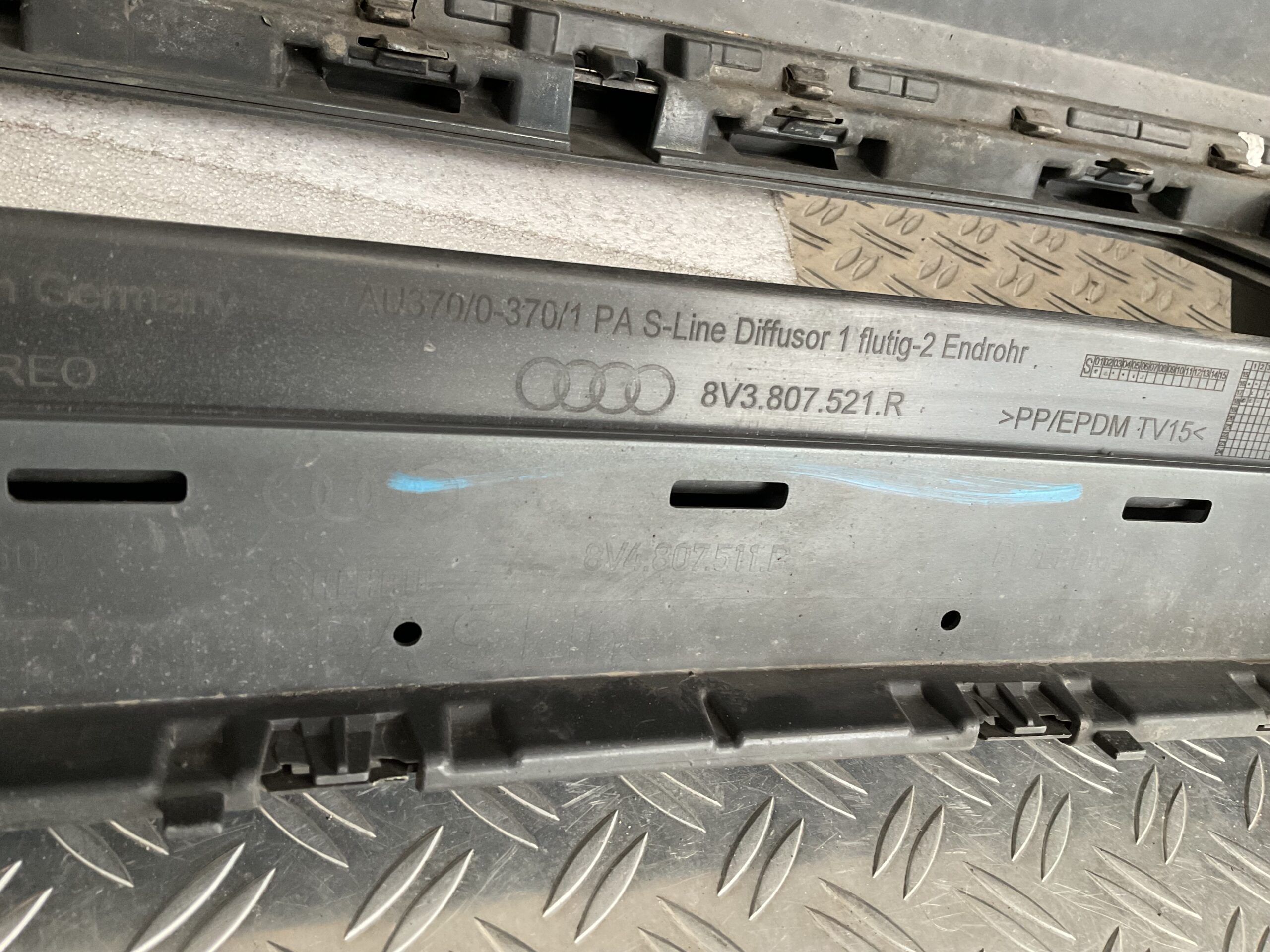 Bumper Audi A3 8V Sline S-Line 12-17 8v3807521r Achterbumper F6-16088z