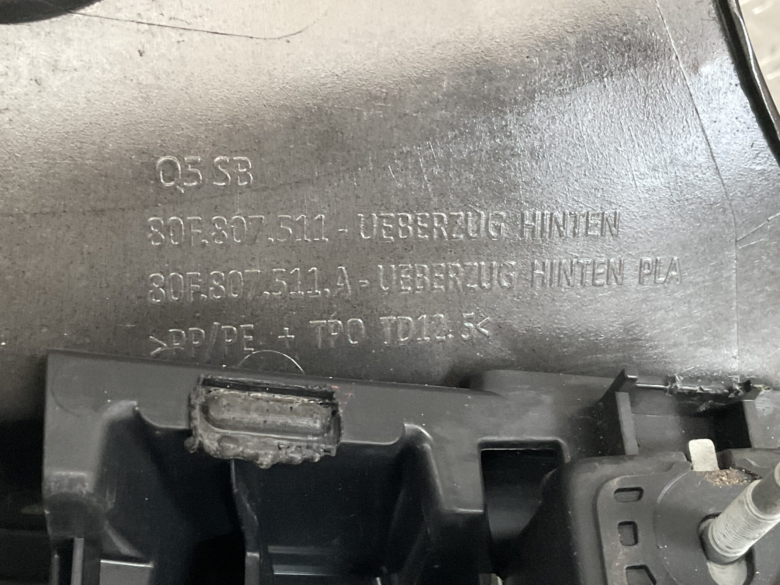 Bumper Audi Q5 II 80F Sline S-Line Sportback 80F807511a Achterbumper F6-16105z