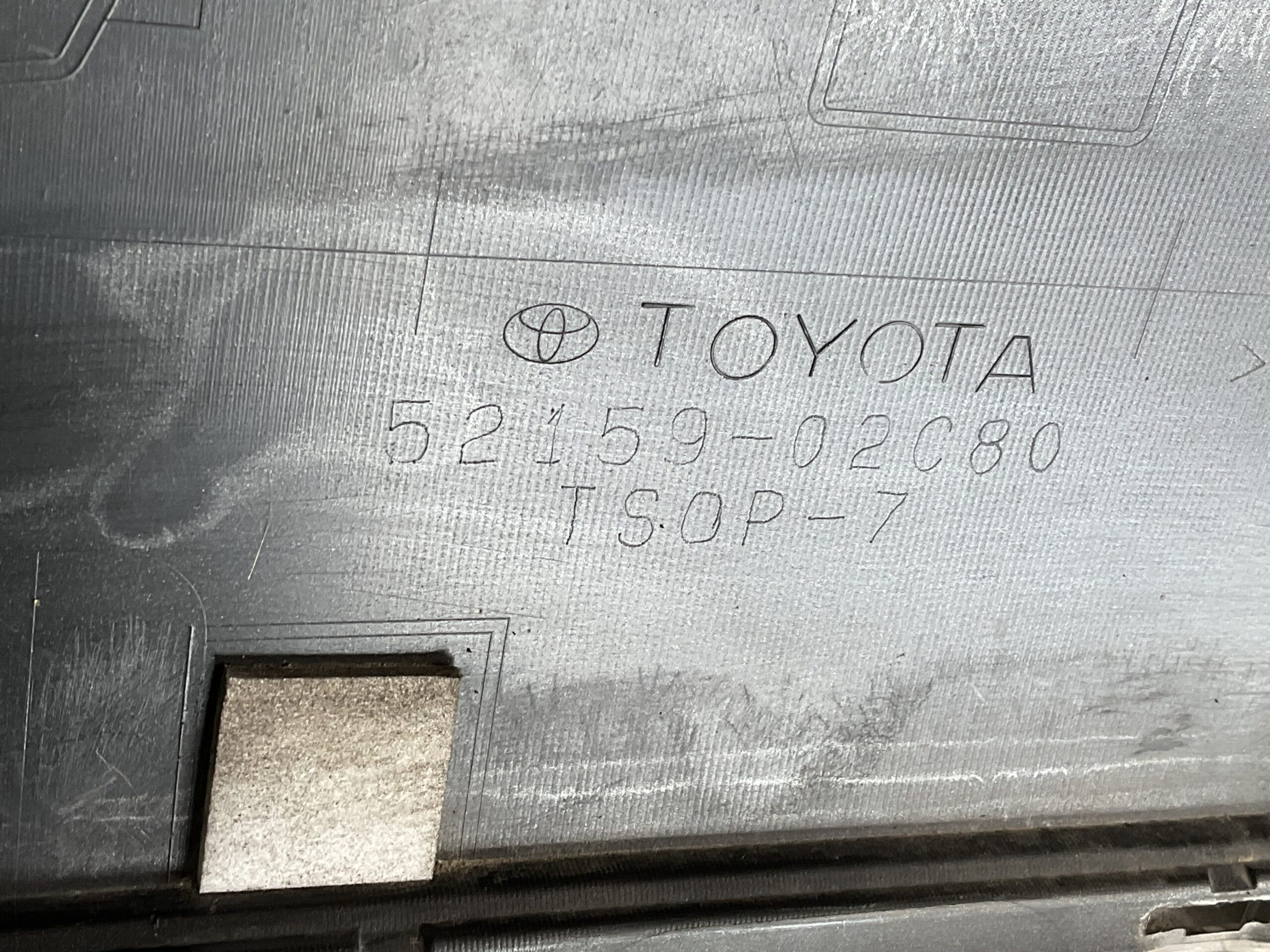 Bumper Toyota Corolla E21 Station 52159-02C80 Achterbumper F7-15778z