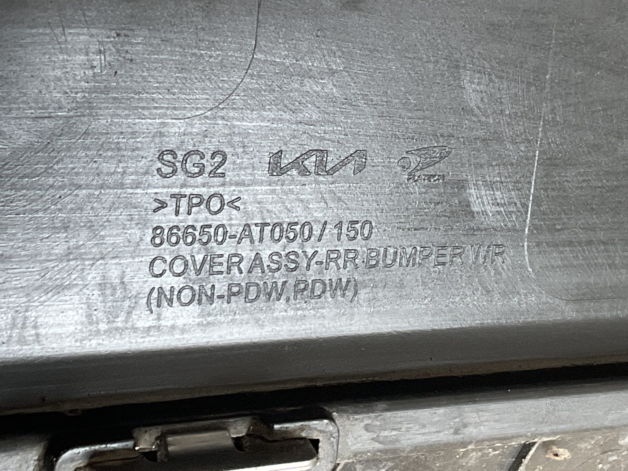 Bumper Kia Niro II 23- 86650-AT050 Achterbumper F7-15769z