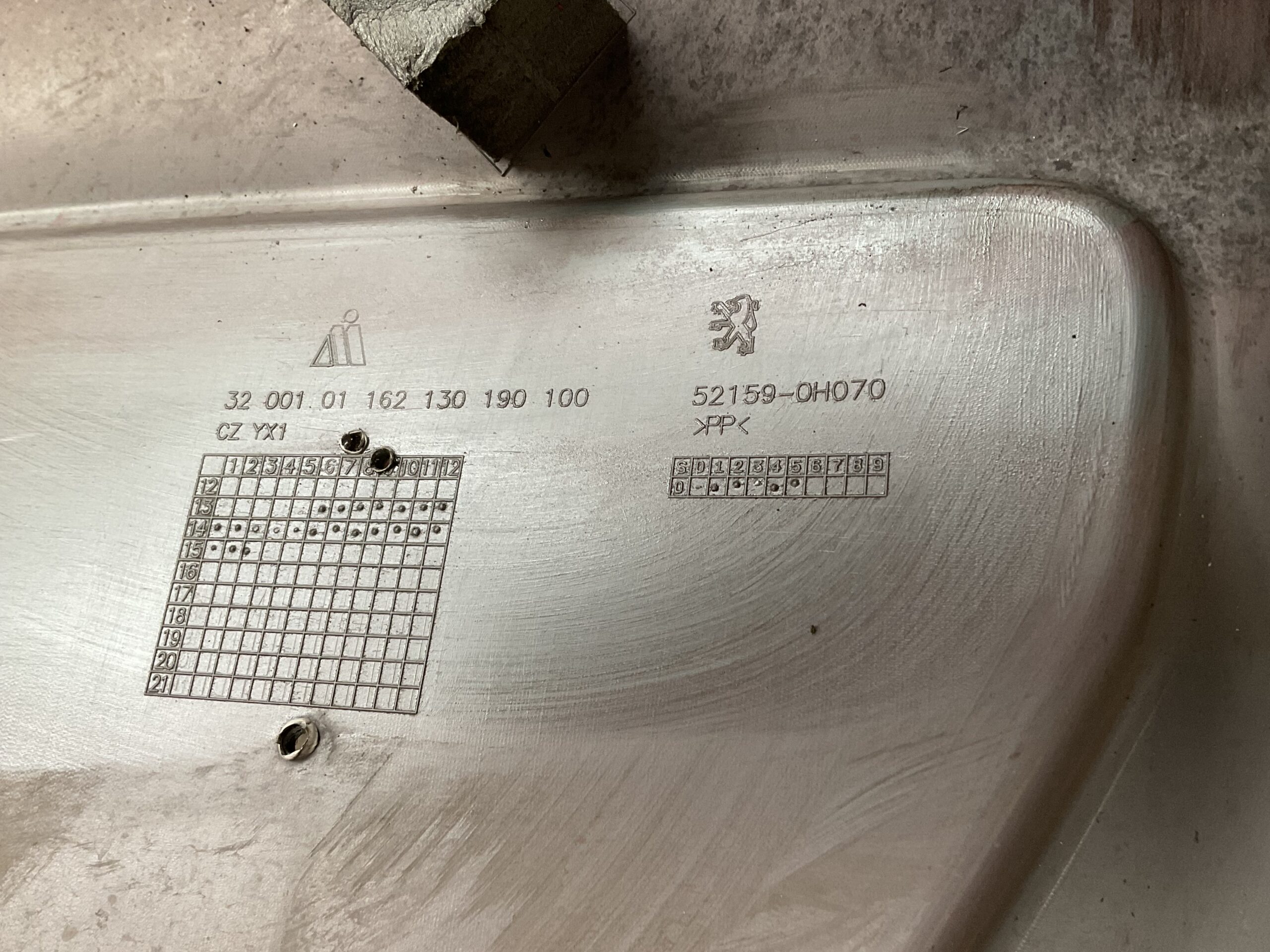 Bumper Peugeot 108 2014-2024 52159-0H070 Achterbumper F7-15779z