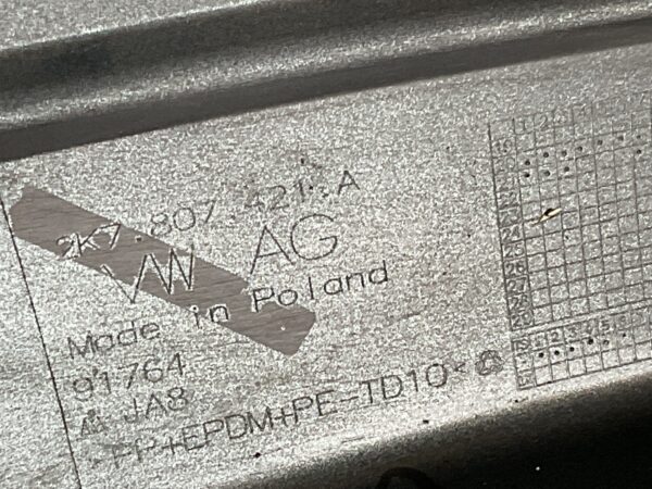 Bumper Volkswagen Caddy 5 V 2K7 Cargo 2K7807421a Achterbumper F7-15901z