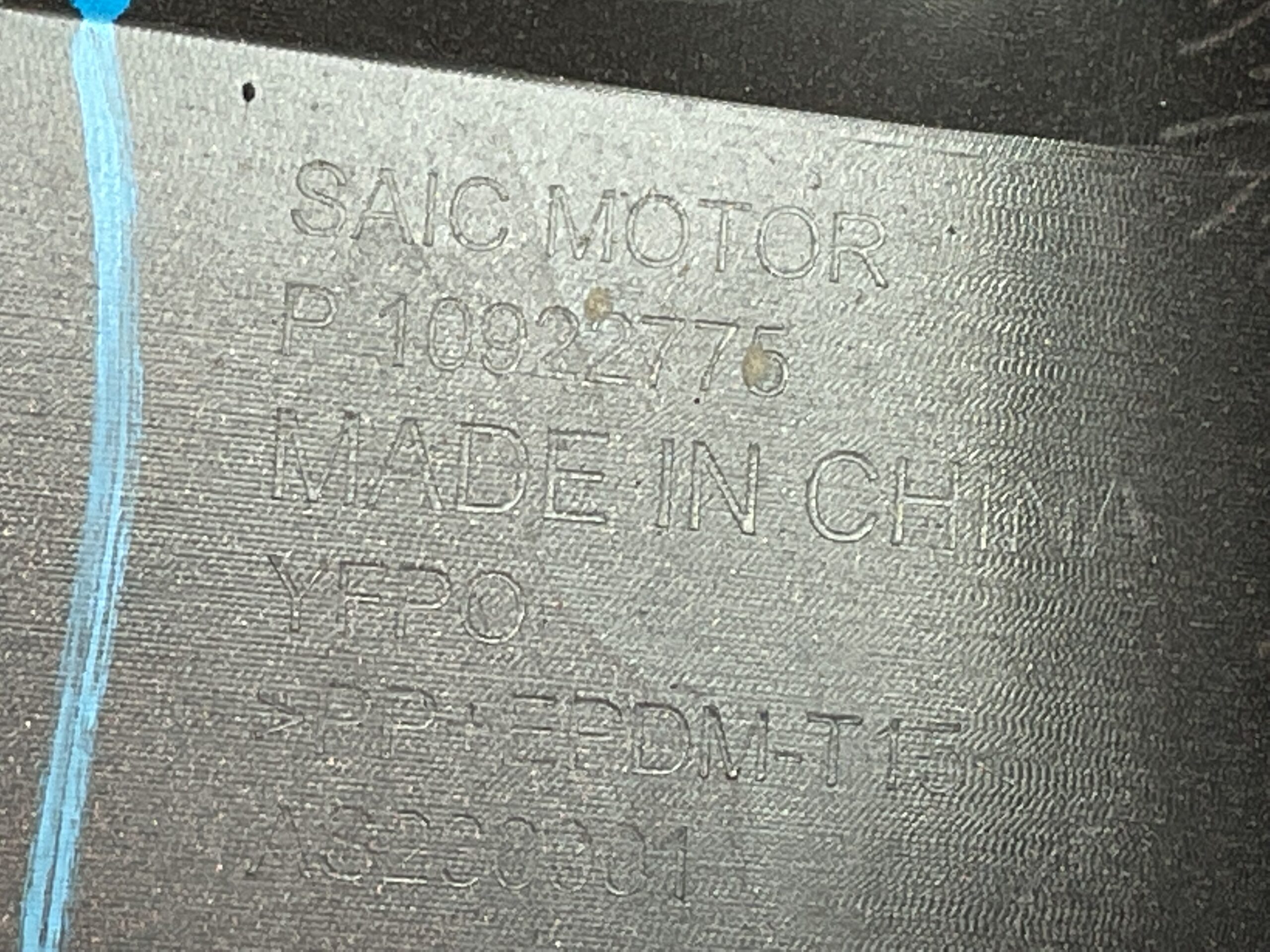 Bumper MG HS pdc 20-24 P10922775 Achterbumper F5-16172z