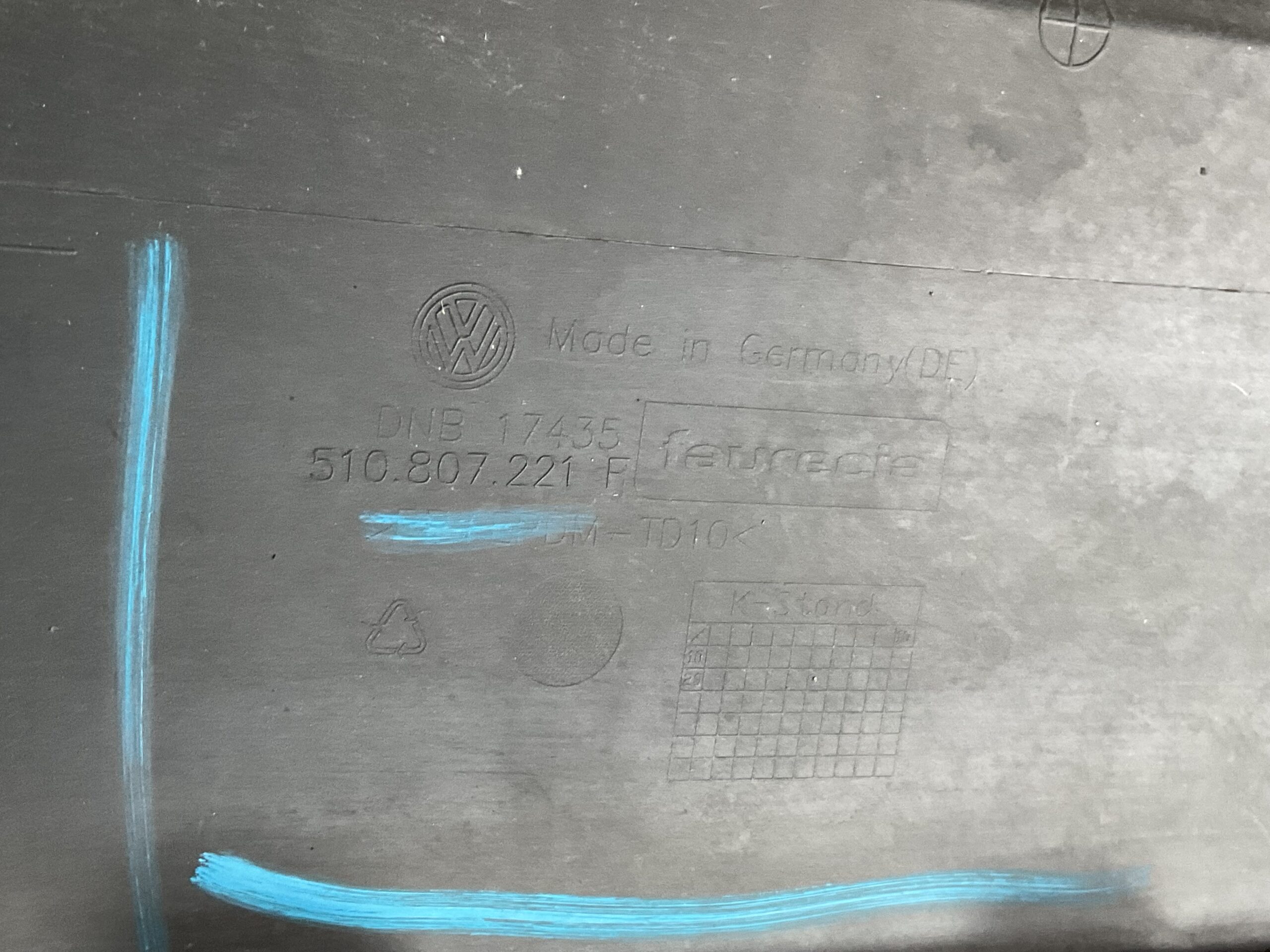 Bumper Volkswagen Golf 7 Sportsvan pdc 510807221 Voorbumper C2-16272z