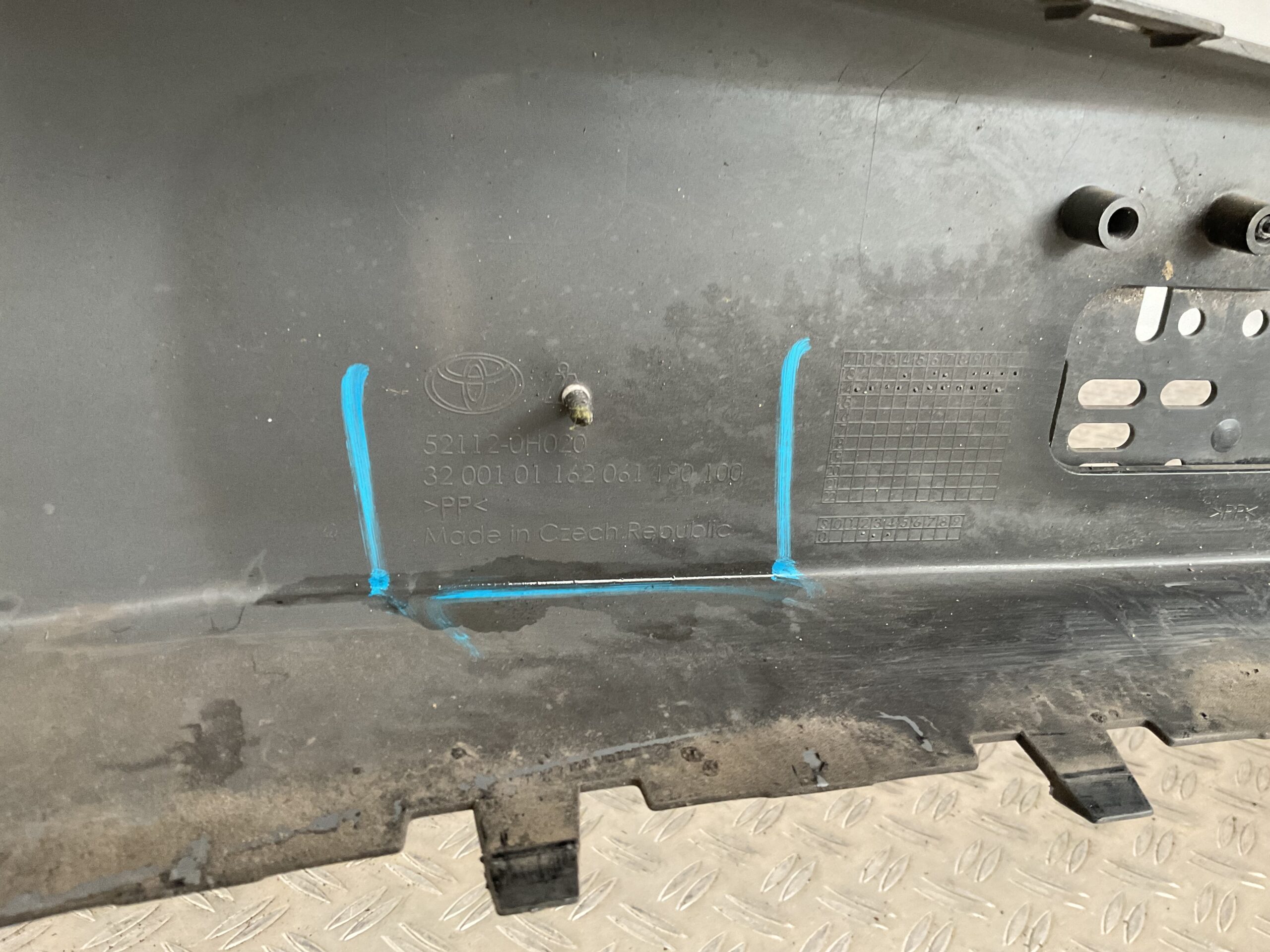 Bumper Toyota Aygo 2014-2017 52119-0H140 Voorbumper D1-16270z