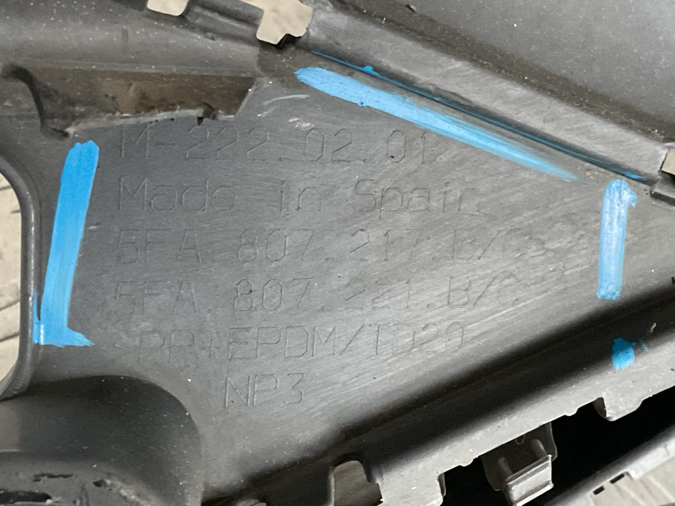 Bumper Seat Leon 4 IV 5FA 6xpdc 21-24 5FA807217 Voorbumper C5-16289z