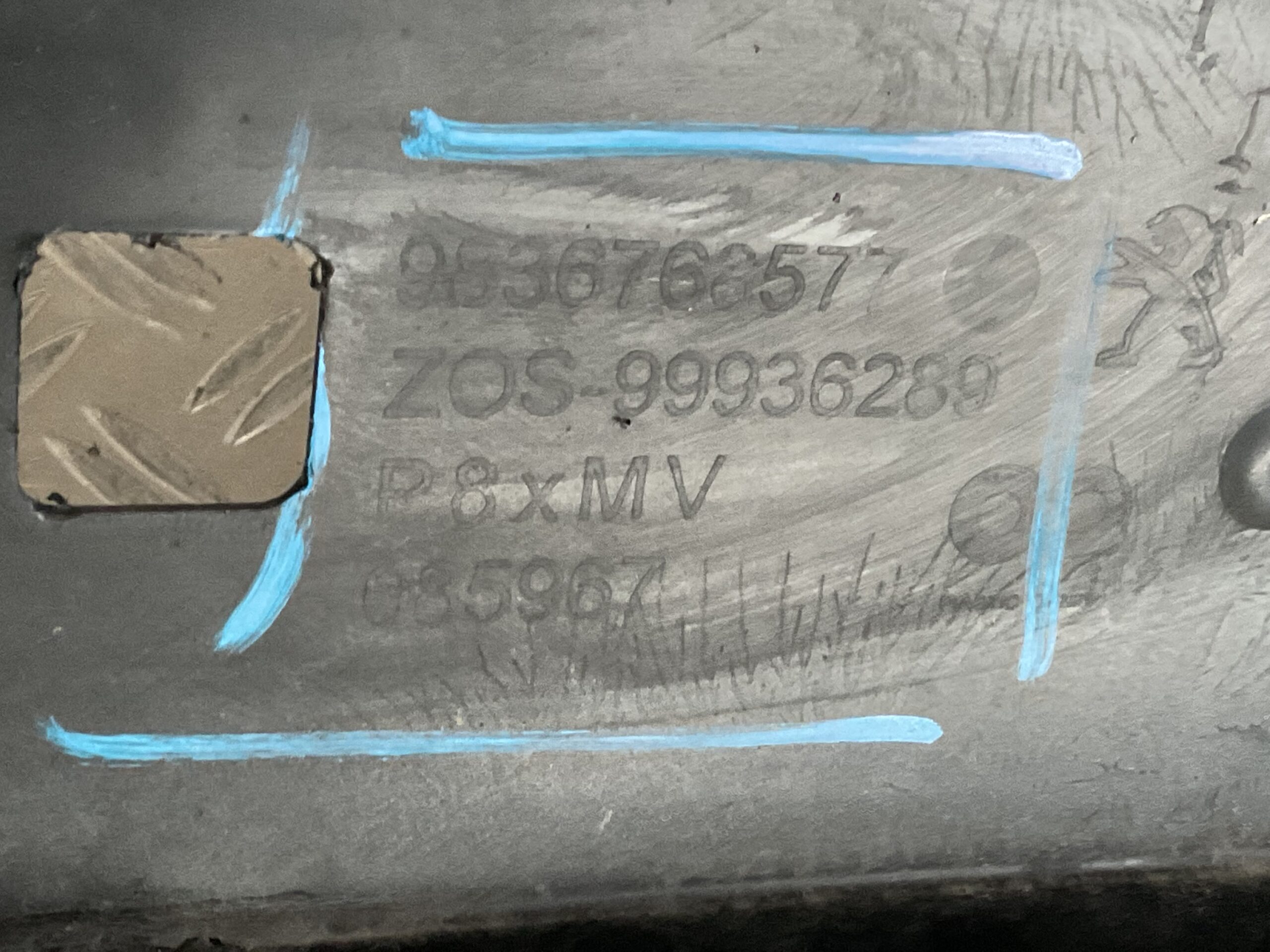 Bumper Peugeot 3008 5008 Facelift 21-23 9836768577 Voorbumper J5-16287z