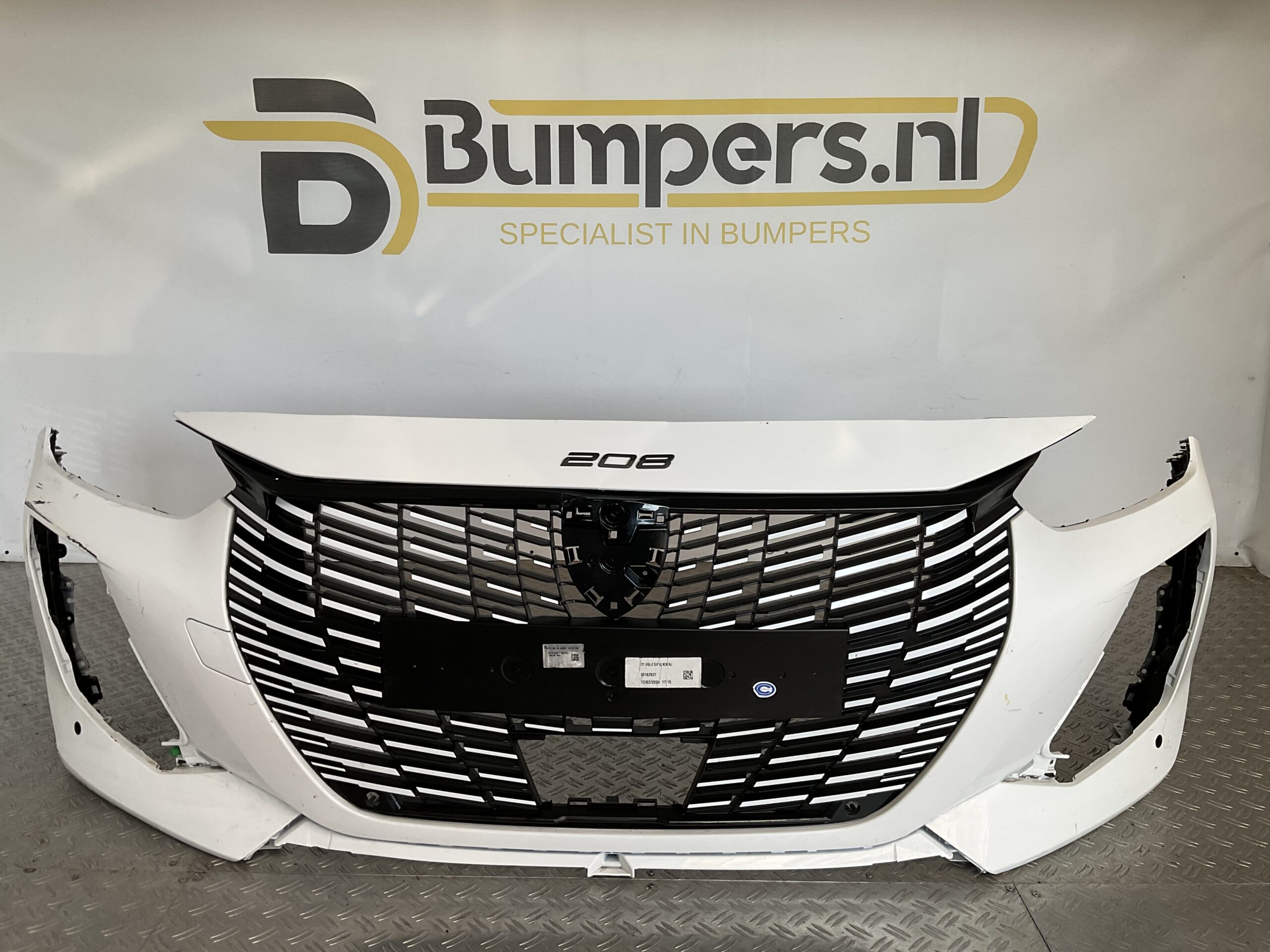 Bumper Peugeot 208 Facelift 23- 9855774980 Voorbumper J4-16384z