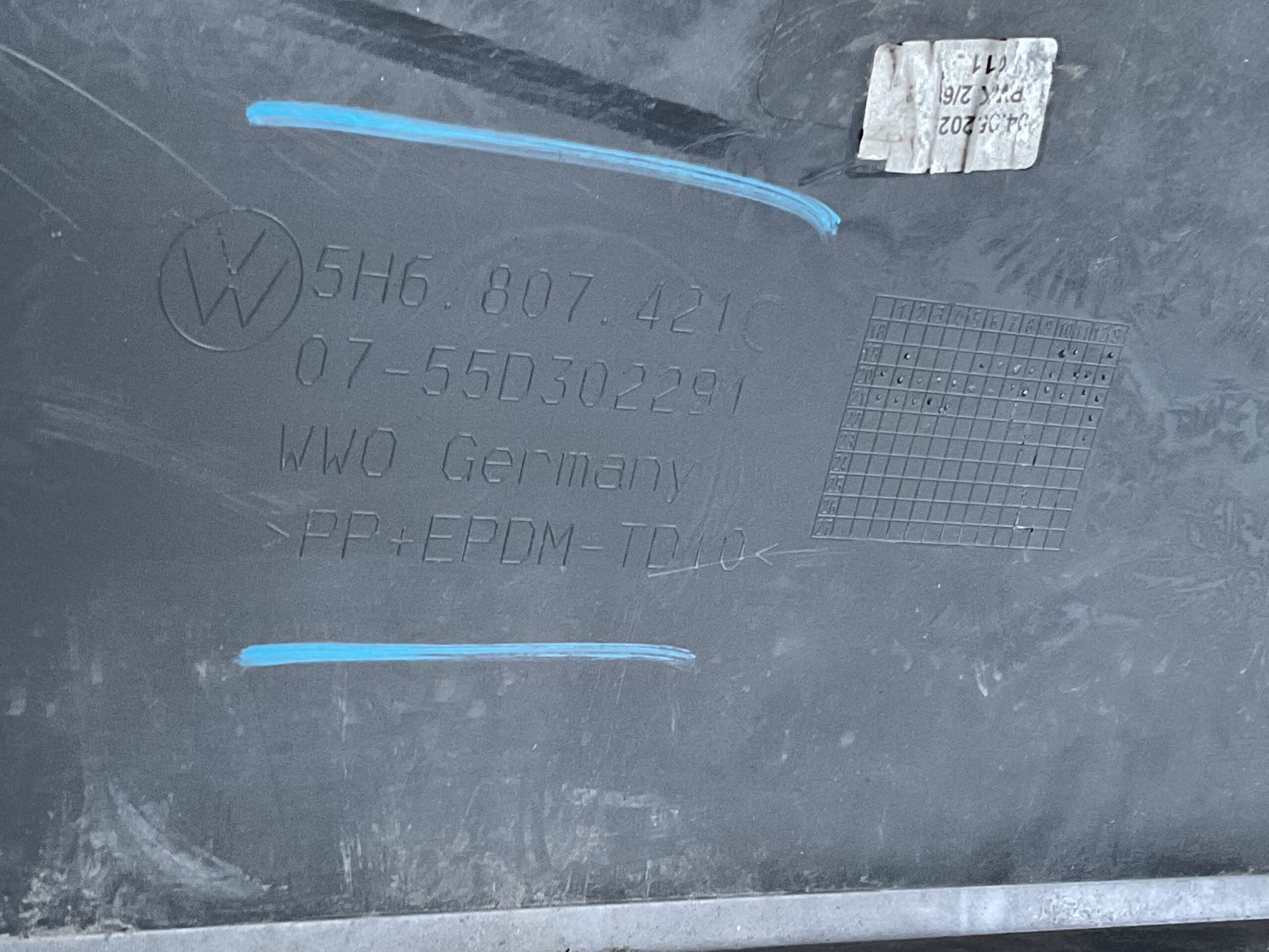 Bumper Volkswagen Golf 8 VIII TSI 4xpdc 5H6807421C Achterbumper F5-16350z