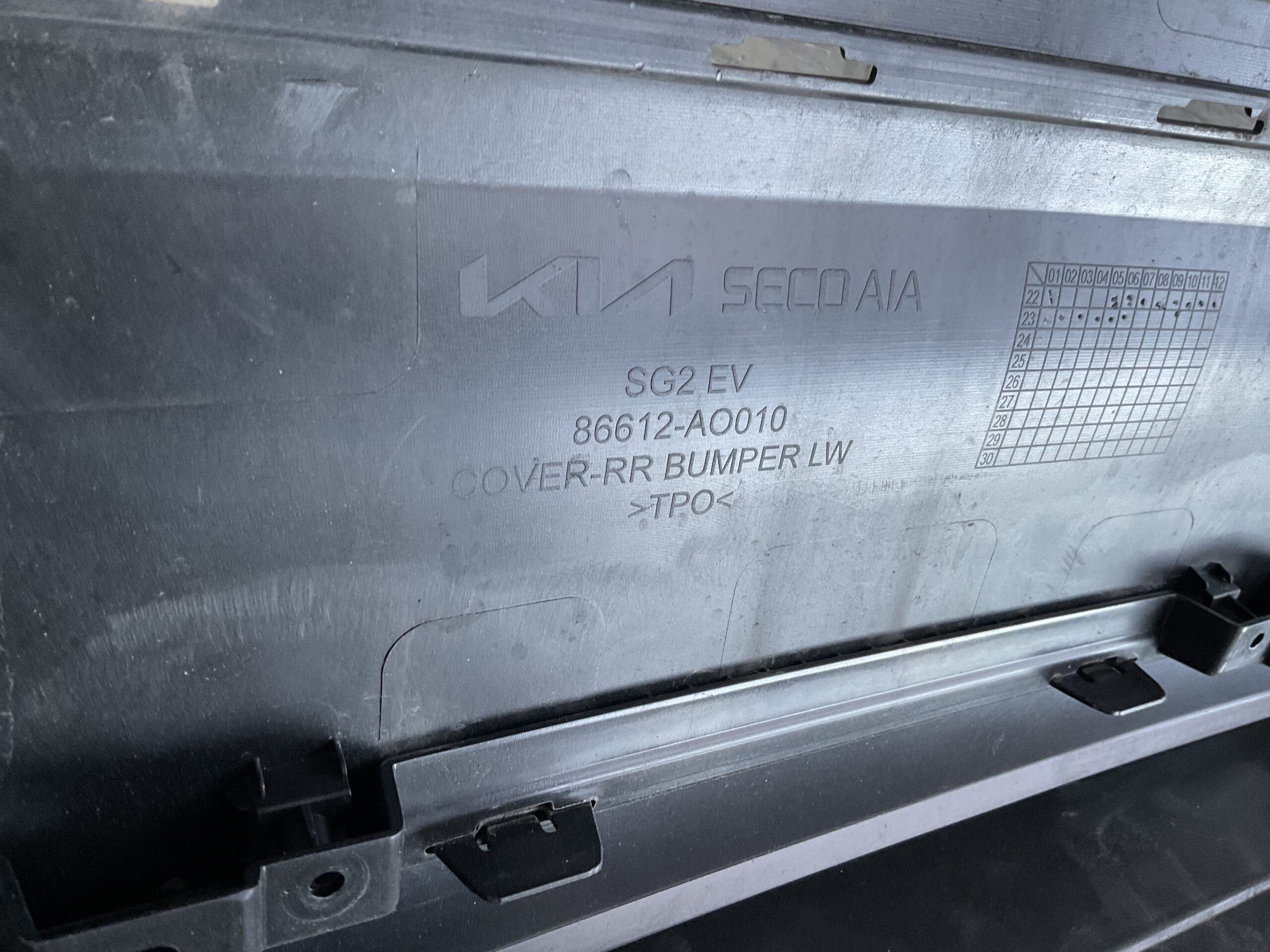 Bumper Kia Niro II 22- 86612-AO010 86650-AT050 Achterbumper F5-16330z