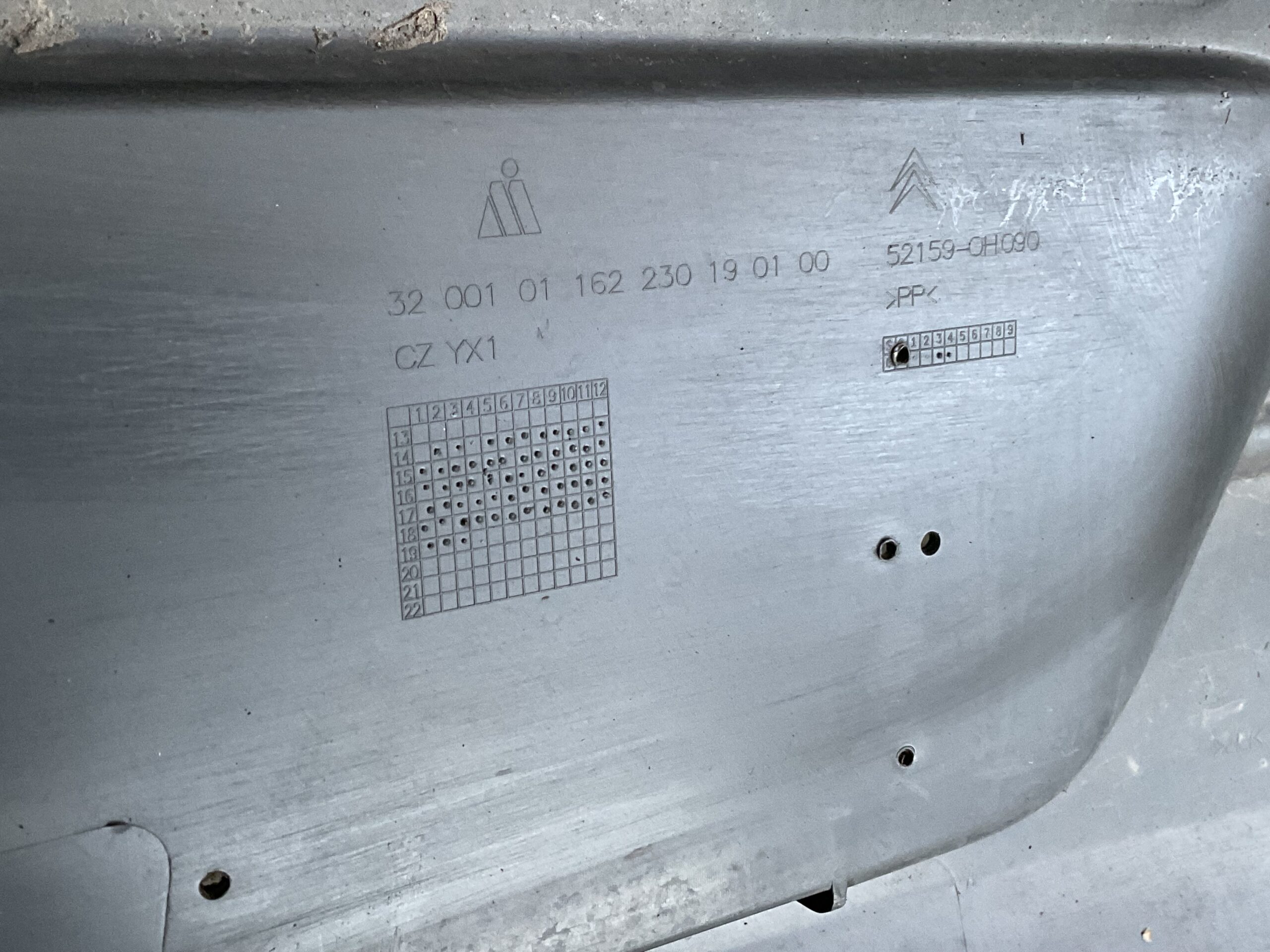 Bumper Citroen C1 14-24 52159-0H090 Achterbumper F5-16325z