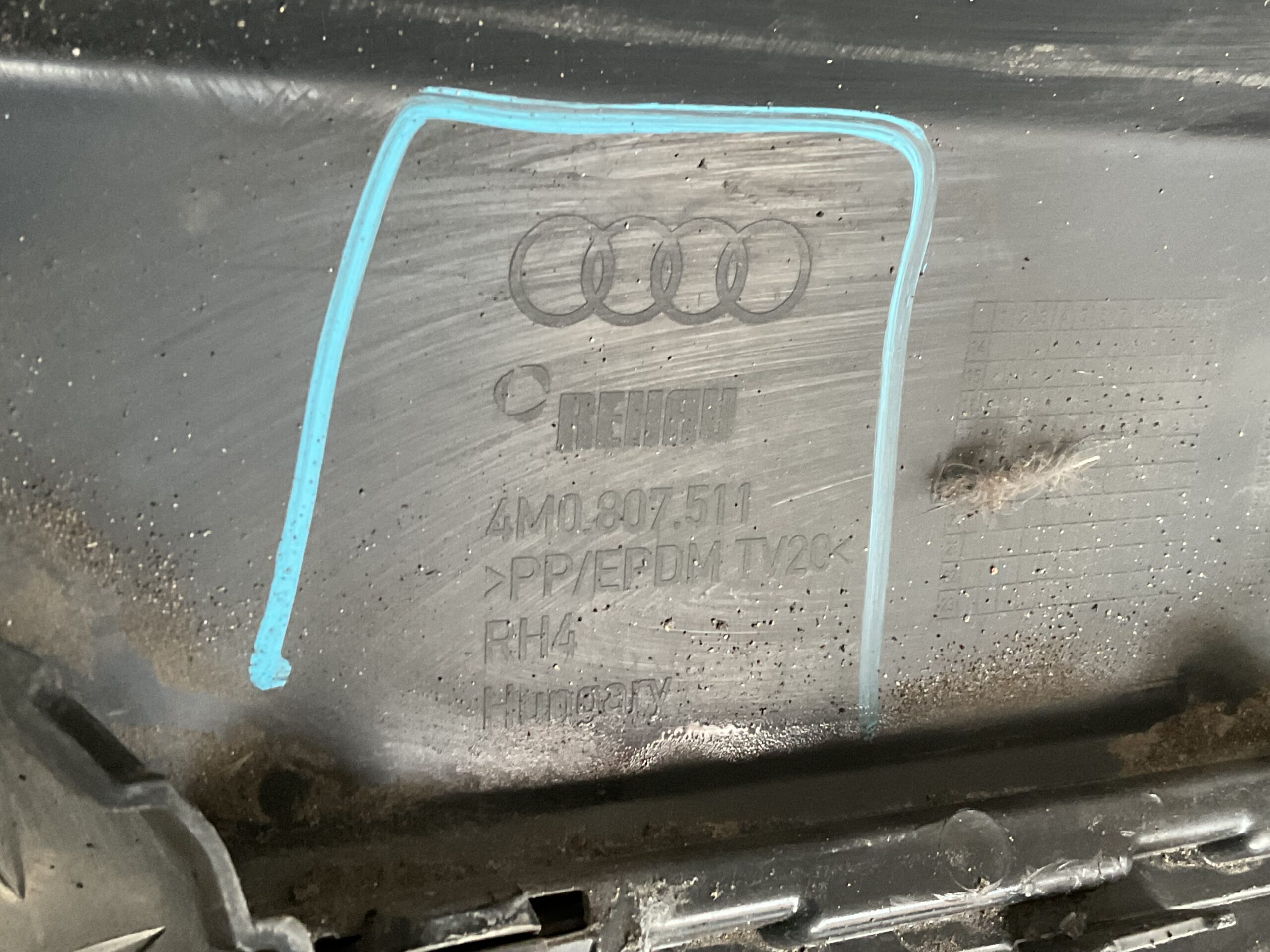 Bumper Audi Q7 4M SQ7 17-24 4M0807511 Achterbumper F5-16316z