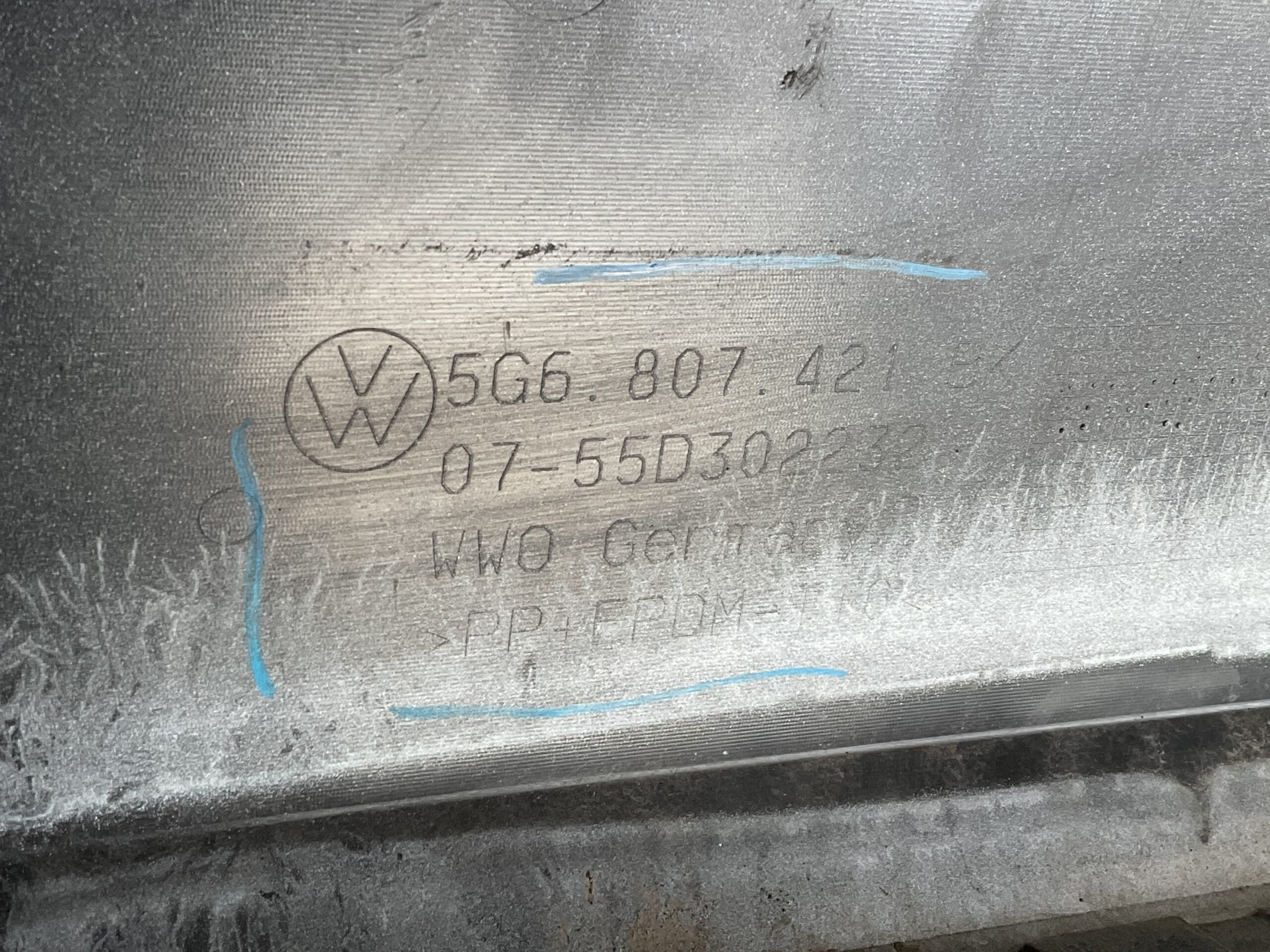 Bumper Volkswagen Golf 7 GTI GTD 12-16 5G6807421 Achterbumper F5-16400z