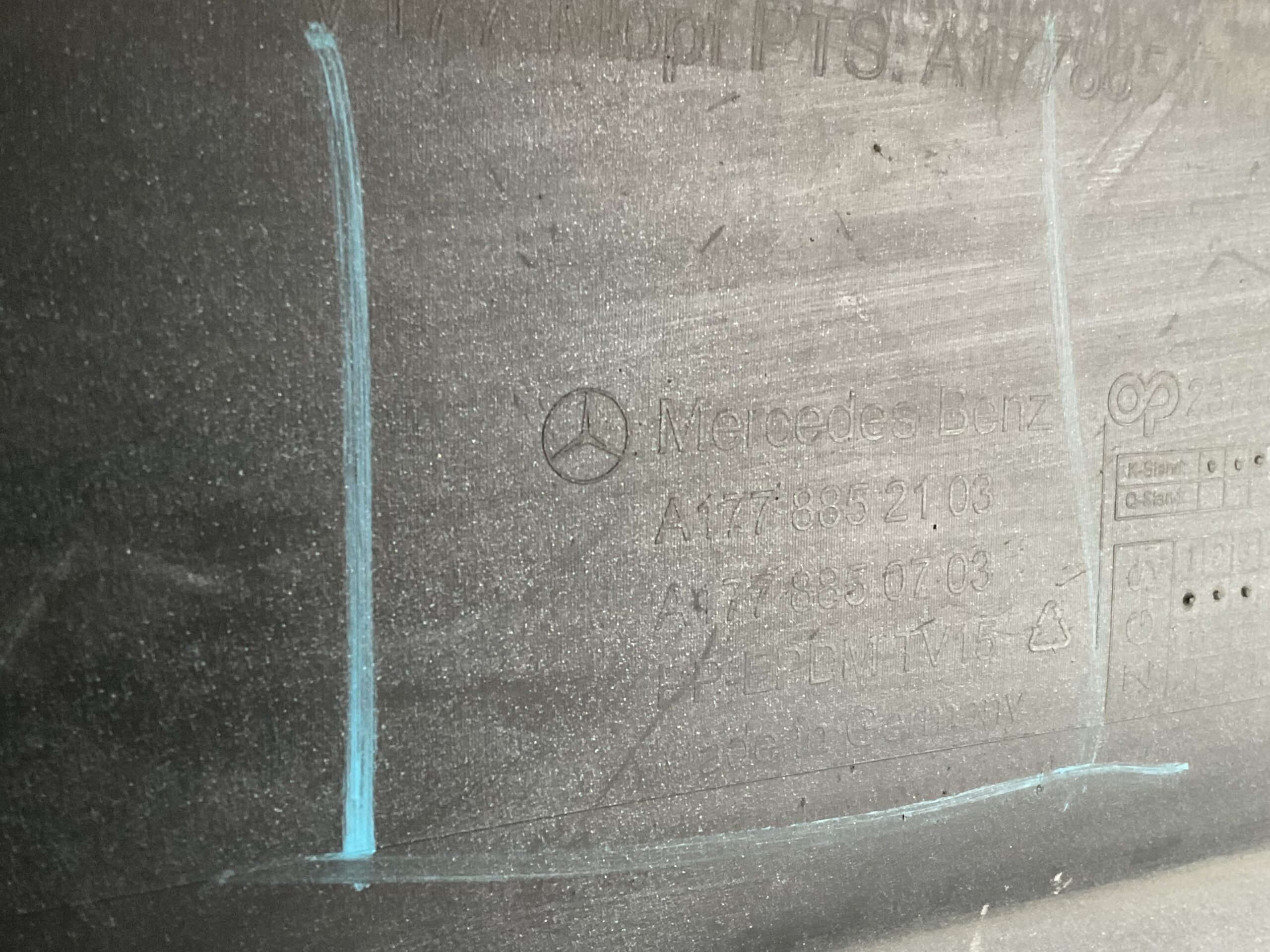 Bumper Mercedes A Klasse W177 Sedan 18-22 A1778852103 Achterbumper F5-16460z