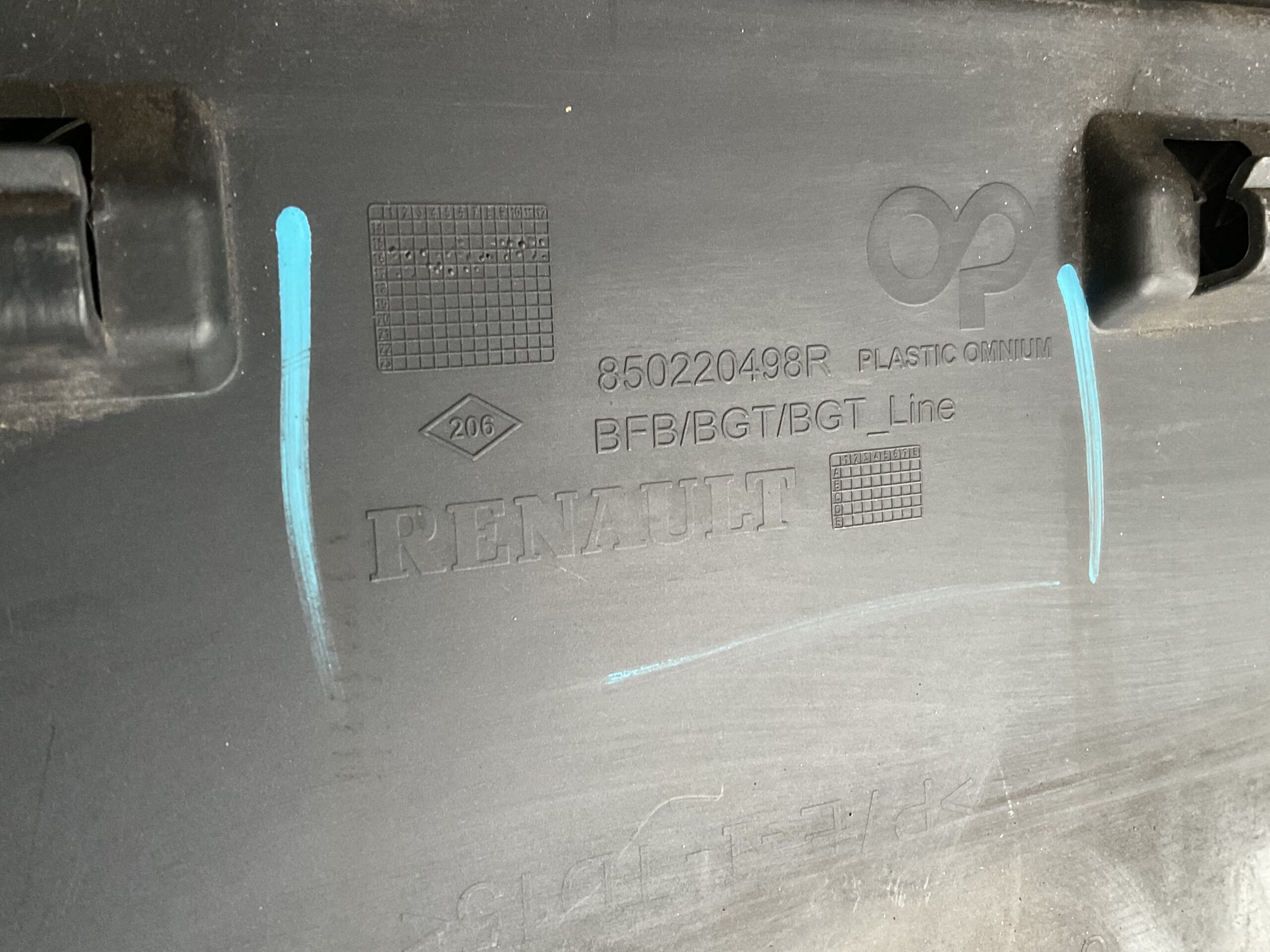 Bumper Renault Megane IV 16-21 850220498R Achterbumper F5-16455z