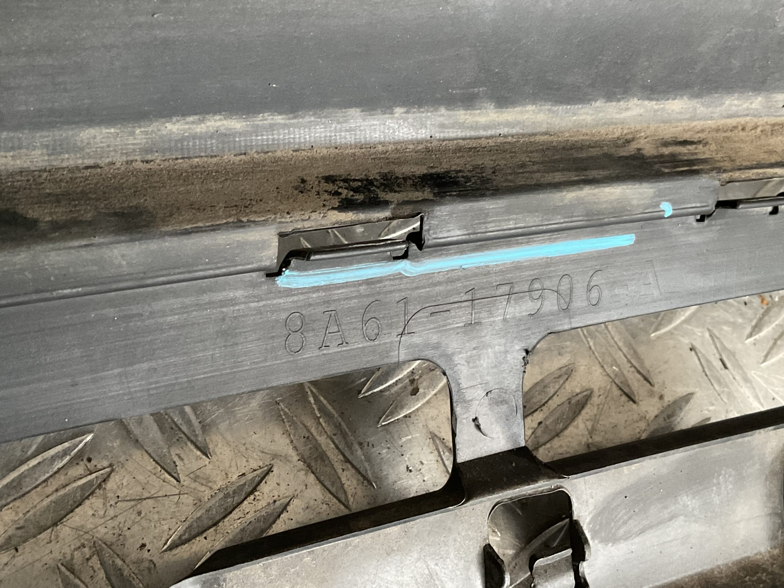 Bumper Ford Fiesta MK7 2013-2017 8A61-17906 Achterbumper F5-16452z